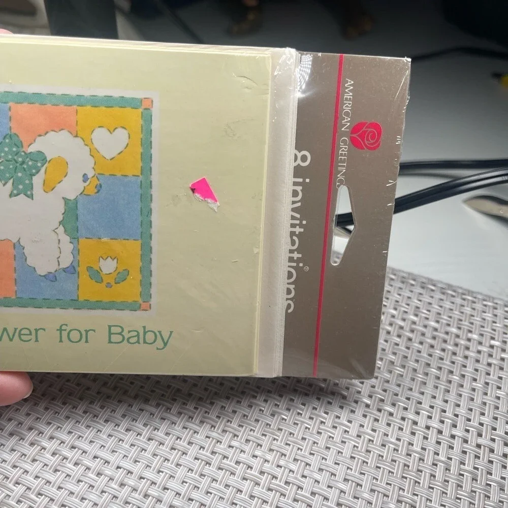 Baby Shower Invitations‎ with Lamb Design Vintage